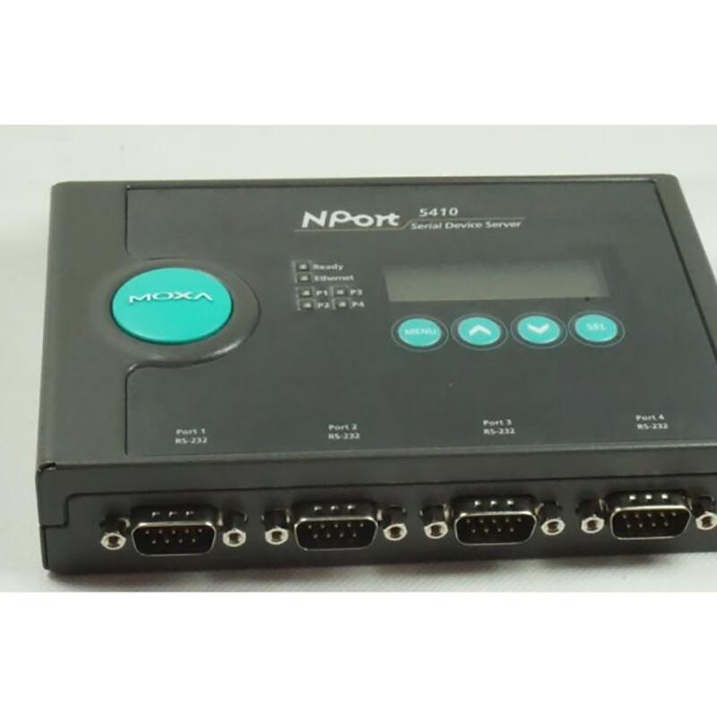 MOXA Nport 5410 Industrial 4-Port RS-232 Serial Server