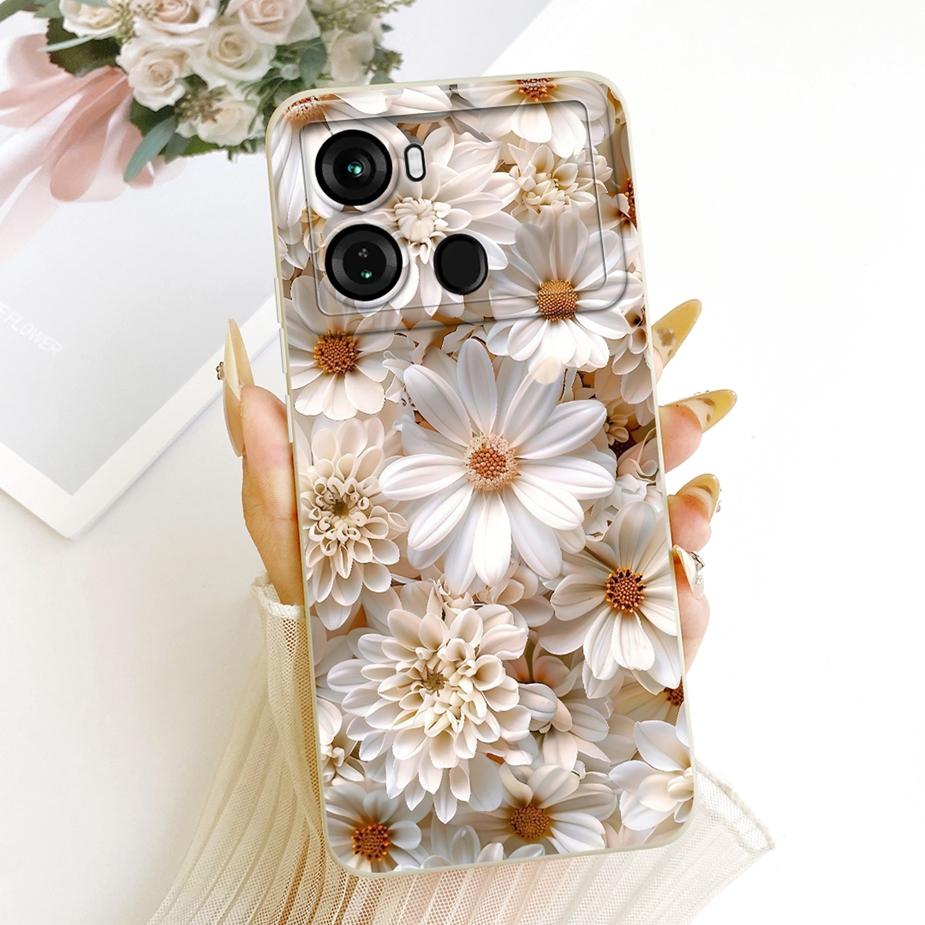 For Itel P40 Plus Case P683L Luxury Candy Painted Cover Soft TPU Matte Phone Case For Itel P40 P 40 ItelP40 P40+ Back Cover Bags
