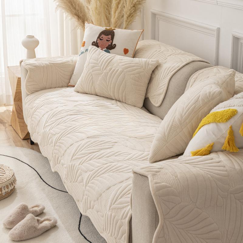 Nordisches, schlichtes Sofakissen in Volltonfarbe, für alle Jahreszeiten, Plüschstoff, rutschfestes Kissen, Winter, allgemein, moderner Sofabezug, Schonbezug