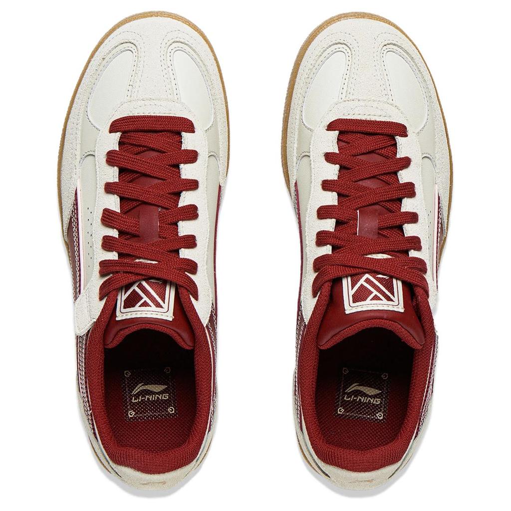 Li Ning Heart Flow Slim Versatile Comfortable Durable Shock Absorption Low Top Casual Shoes Women sneaker Light-Red AGCW122-8