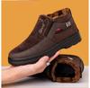 Men Winter High-Top Velvet Thermal Cloth Shoes for the Elderly Thickened Non-Slip Shoes Warmer