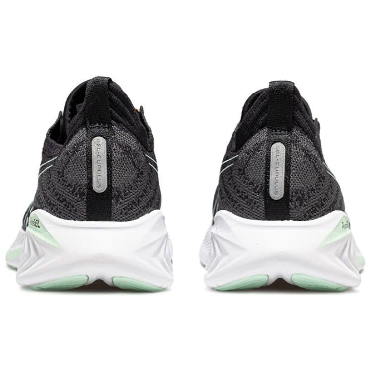 Asics Gel-Cumulus 25 Breathable Cushioning Rebound Low-Top Running Shoes Women sneaker Black White 1012B501-002