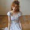Ceme Adu Cest_Floral Lace Slim Waist Dress