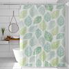 1PC 181x181cm Waterproof Shower Curtain Lightweight Plastic Mildew Resistant Bathroom Curtain for Bathtub Bath Curtain