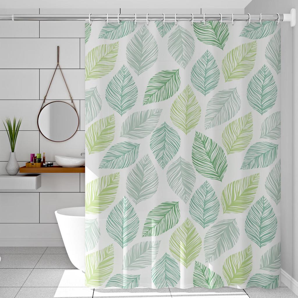 1PC 181x181cm Waterproof Shower Curtain Lightweight Plastic Mildew Resistant Bathroom Curtain for Bathtub Bath Curtain