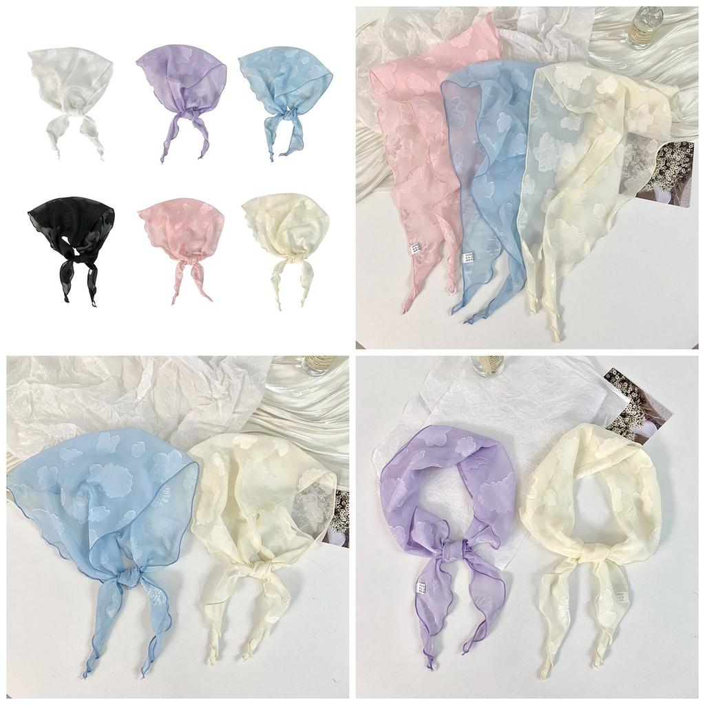 Women's Lightweight Lace Scarf Summer Soft Neck Wrap With Compact Foldable Design For Daily Outfits