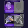 2 In 1 Electric Mosquito Lamp Portable Handheld USB Charging Fly Swatter Electric Shock Mesh Lamp Home Outdoor Tool