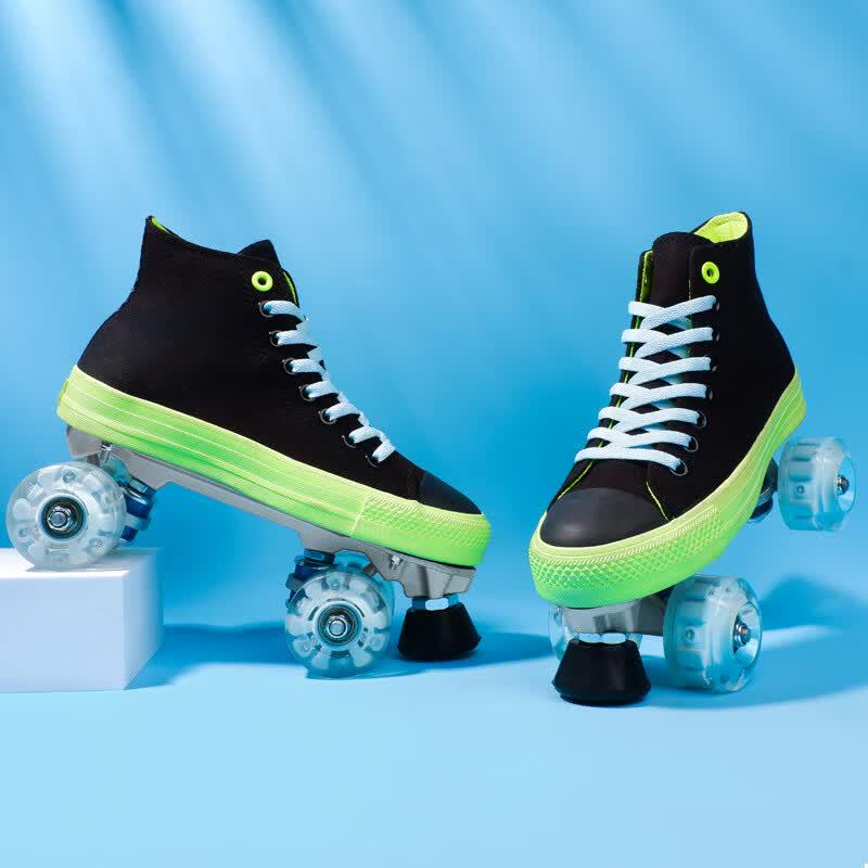 MDUG Canvas Double-Row Roller Skates