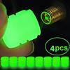 Leuchtende Ventilkappen Fluoreszierend Rot Nachtleuchtend Auto Motorrad Fahrrad Rad Styling Reifennabe Universalkappe Dekor 4 Stück