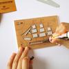 KINOWA "Sailboat" Wood-Paper-Art Original Handmade Kit Vehicle Made in Japan