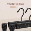 Nordic Windproof Frosted Pants Rack with Clips - Integrated Hanger for Drying and Storing Pants In Dormitory or Home