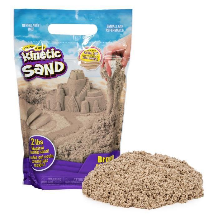 Kinetic Sand - Recharge de Sable Naturel - 907g - Pour Enfants dès 3 ans - SPIN MASTER