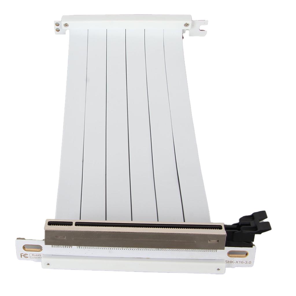 PCIE 3.0 X16 Riser Cable 180 Degree High Speed Flexible Dual Reverse Connector GPU Graphic Card Extension Cable