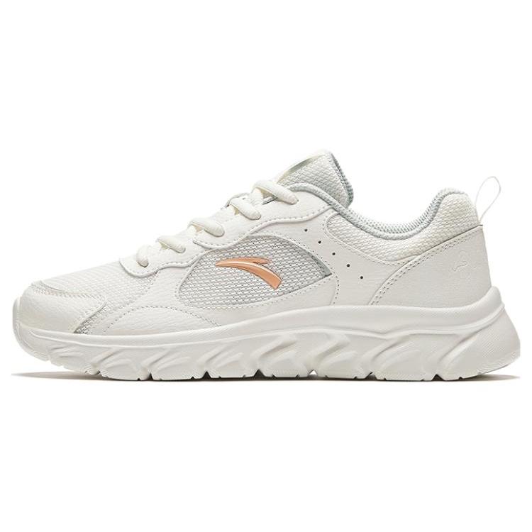 New Anta Cushioning, Wear Resistant Low Top Running Shoes Women's White 922345580-5