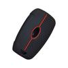 1Pc Black/Red/Blue Car Key Case,For Hyundai Fiesta IX25 Folding 3-Button Honeycomb Pattern Silicone Key Case,Car Accessories