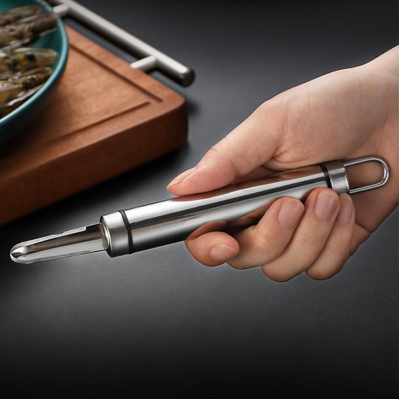 Stainless Steel Shrimp Lines Cutter Toadfish Fish Shrimp Peeler Tool Compact Lightweight Crab Tools & Shrimp Peeler Kitchen tool