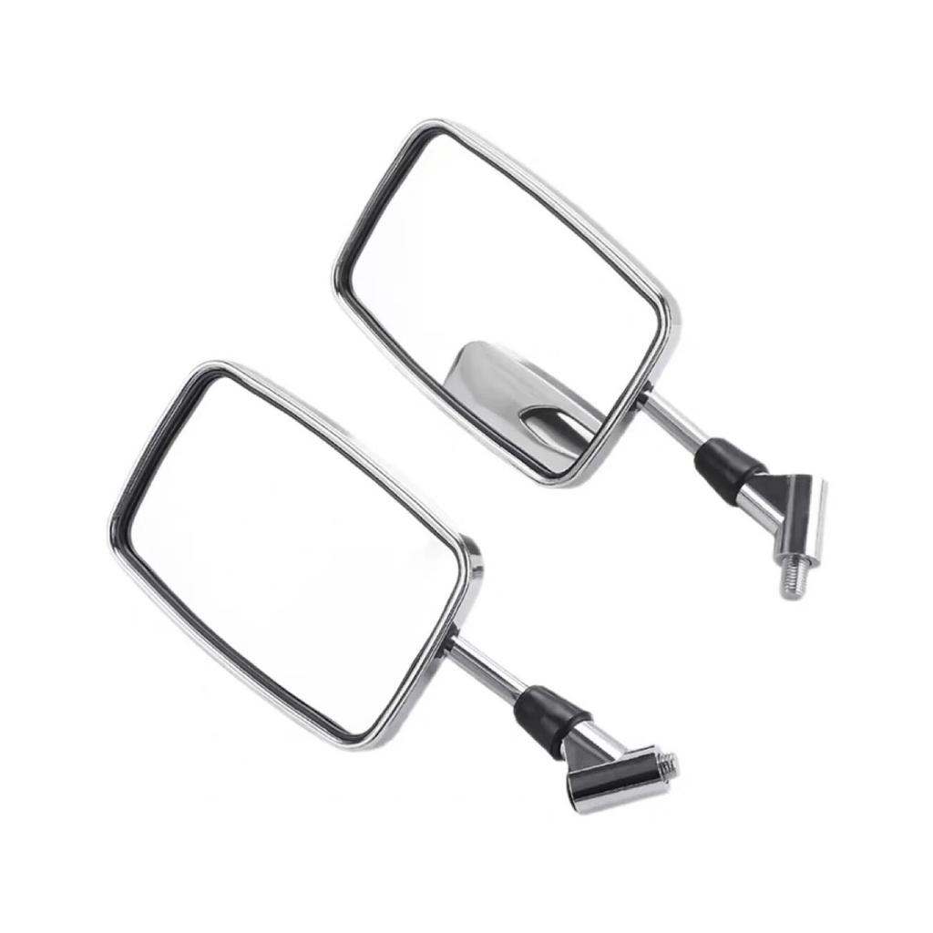 Universal Motorcycle Mirror Scooter Rear Side View Cafe Racer Motorbike Mirrors for Harley for Honda Motorbike Chrome