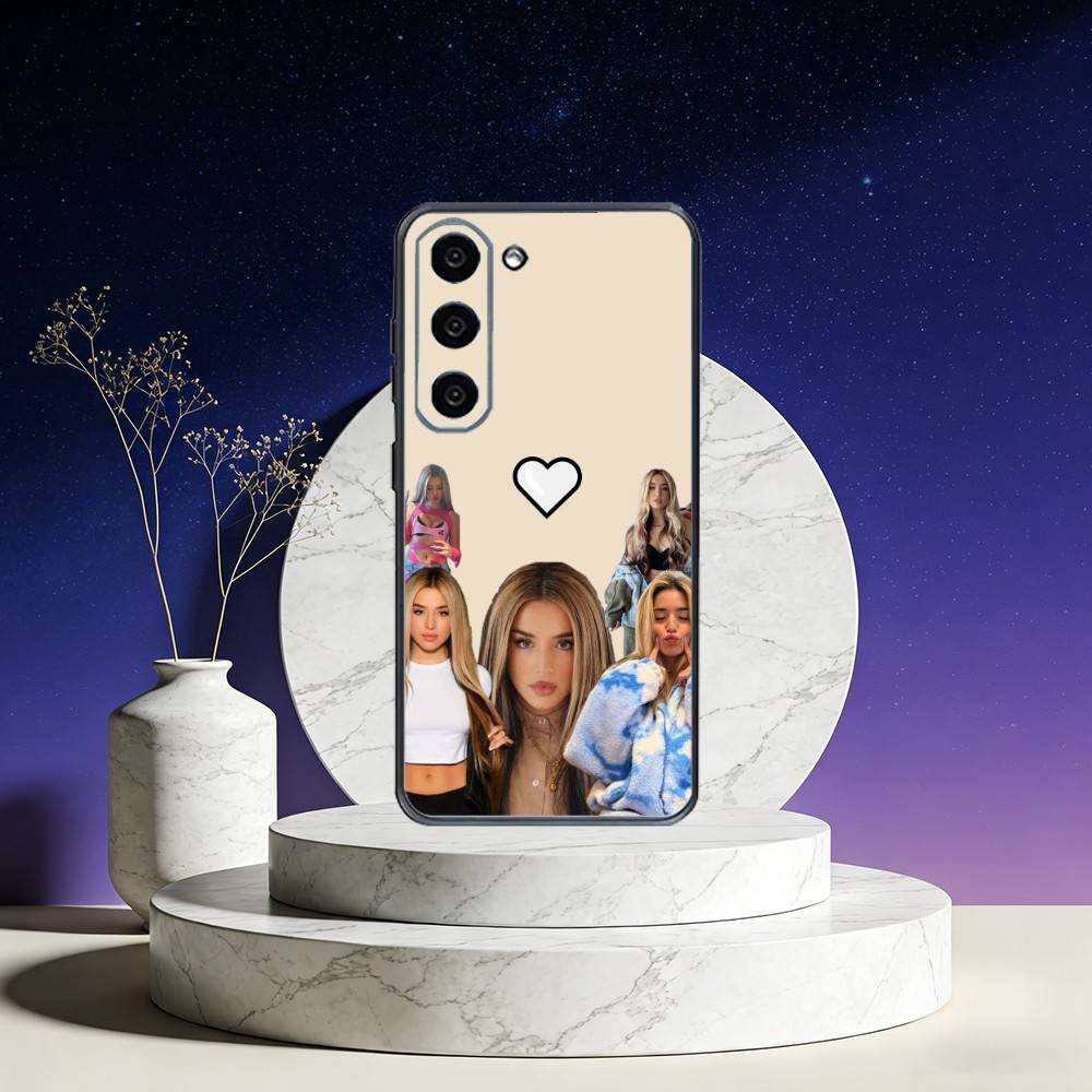

L-Lola Singer Indigo Cool Phone Case For Samsung Galaxy A73,A72,A71,A70,A53,A52,A51,Others Soft Black Cover Samsung a51 4g