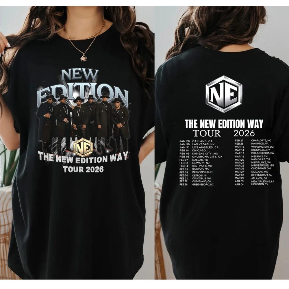 

The New Edition Way Tour 2026 Shirt New Edition 2026 Live Concert Shirt Unisex T-Shirt XXXL
