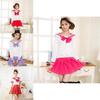 Elegant 3pcs Sailor Uniform Cosplay Costume Featuring Soft Polyester Fabric Design