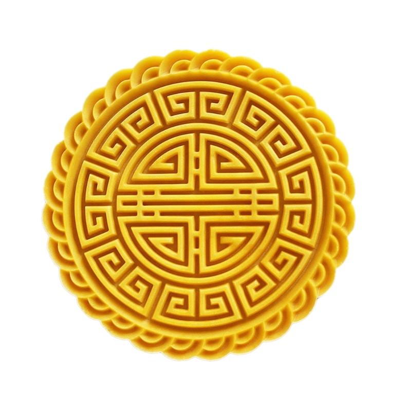 Plastic Dessert Molding Baking Molds Mungs Bean Cake Molds Dough Moulds Cookie Molds Dessert Press Tool ABS Texture