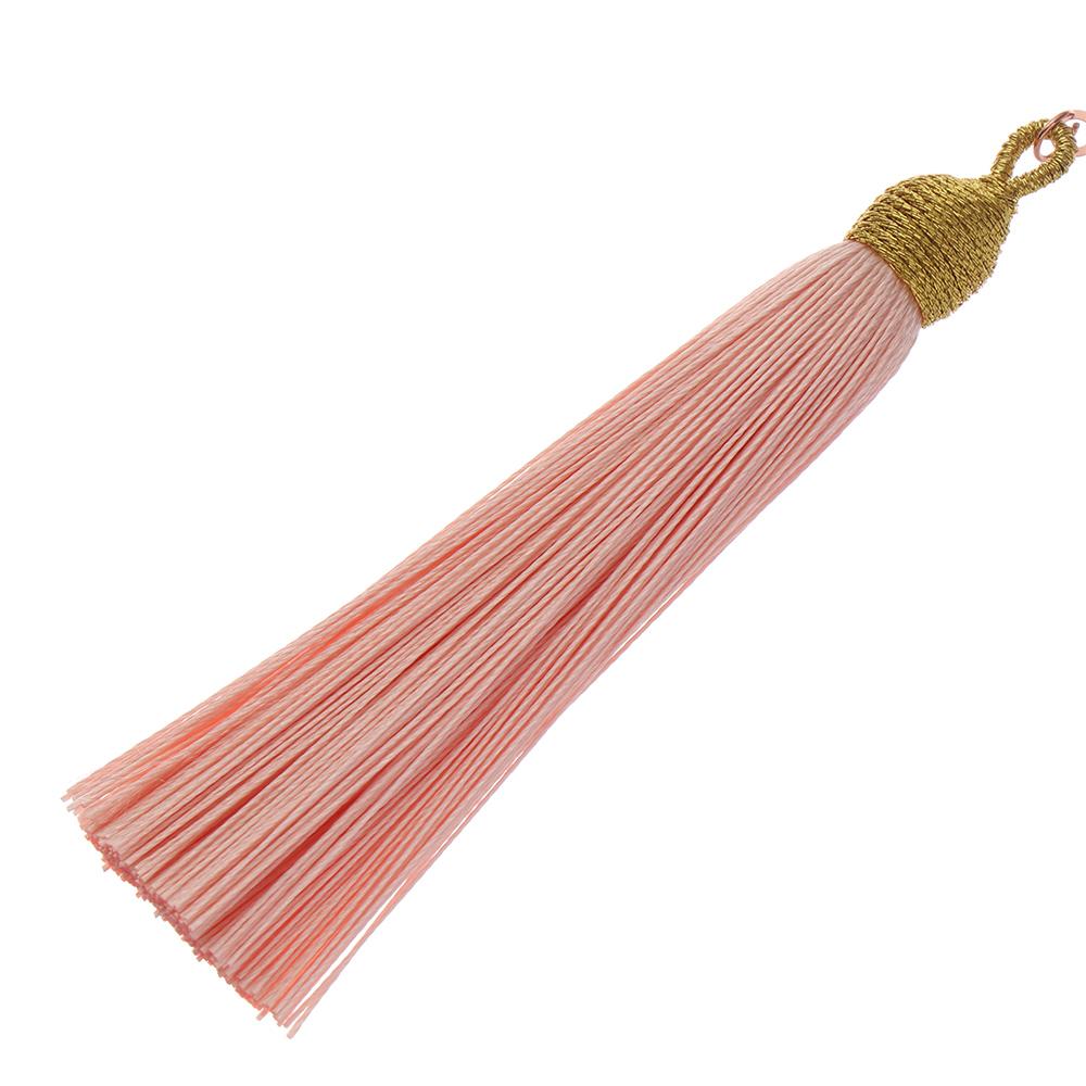 New Book Holder Apricot Tassel Metal Bookmark Leaf Chinese Style