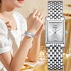 SUNKTA Elegant Woman Watch Classic Luxury Fashion Grace Simple Dial Clock Stainless Steel Slim Waterproof Women's Wristwatch New
