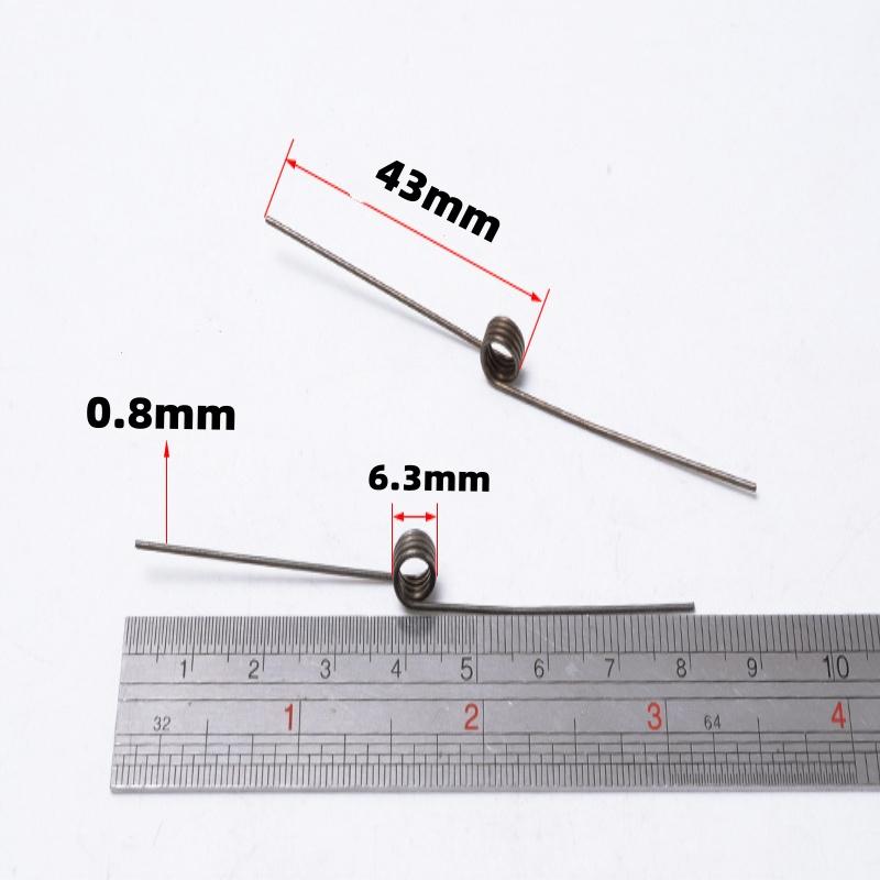 

10pcs Household Hand Press Foot Pedal Storage Bucket Spring V-Shape Compression Torsion Spring Trash Can Switch Lock Buckle
