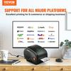 Thermal Label Printer 4x6 300DPI USB/Bluetooth for Amazon eBay Etsy UPS