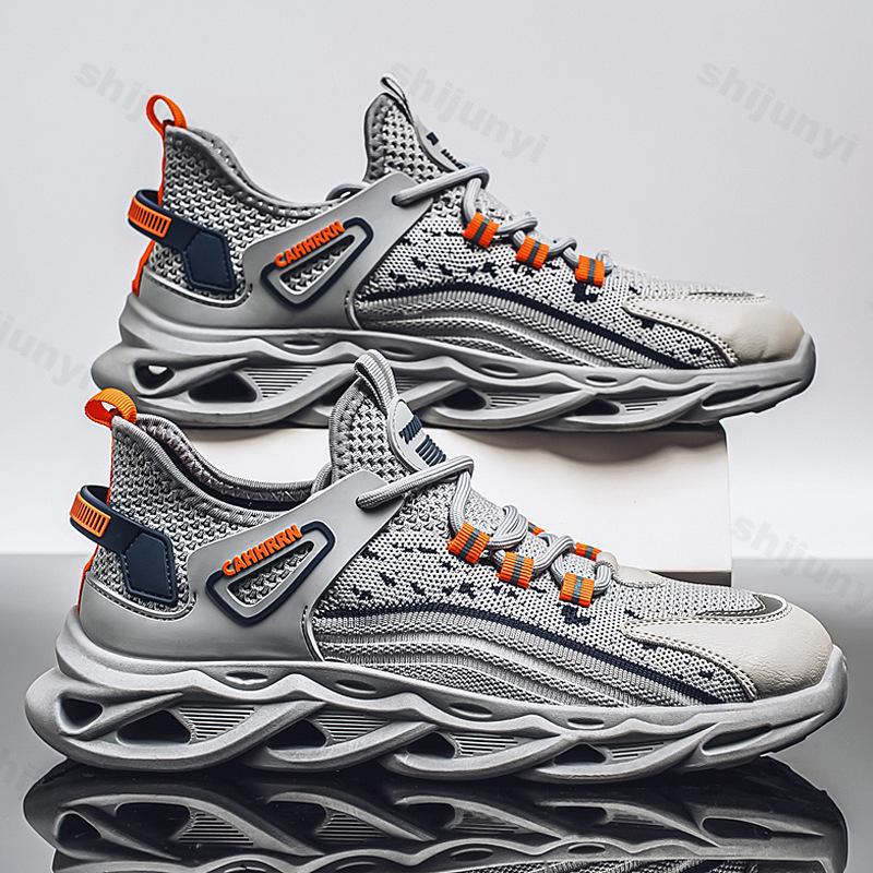 Fashion 2025 Fashion Trend Men's Casual Shoes Summer New Mesh Breathable Comfortable Versatile Thick Soled Shoes Low Top Chunky sneakers