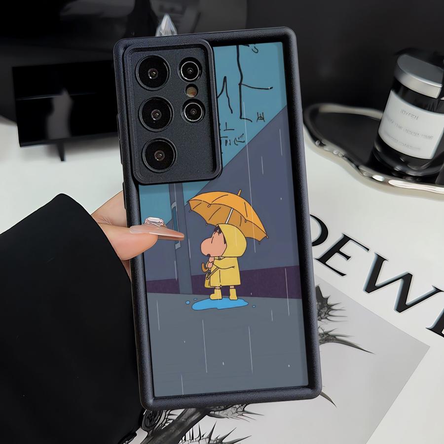 Phone Cover Case for Samsung Galaxy S26 Ultra S24 Plus S23 FE S20FE S21 S22 S25 Edge S24Ultra S25 Cool Cra-Yons Cute ShinS