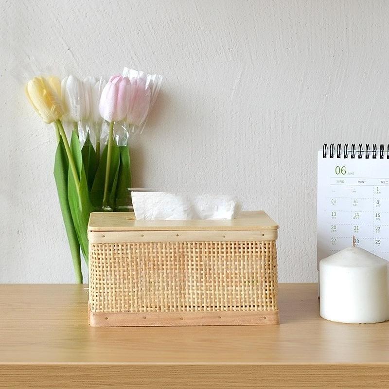 Pudełko na chusteczki Vintage Organizer na stolik kawowy, Odporne na wilgoć Przechowywanie na biurko Uchwyt na chusteczki Przechowywanie papieru do posiłków Przechowywanie papieru toaletowego