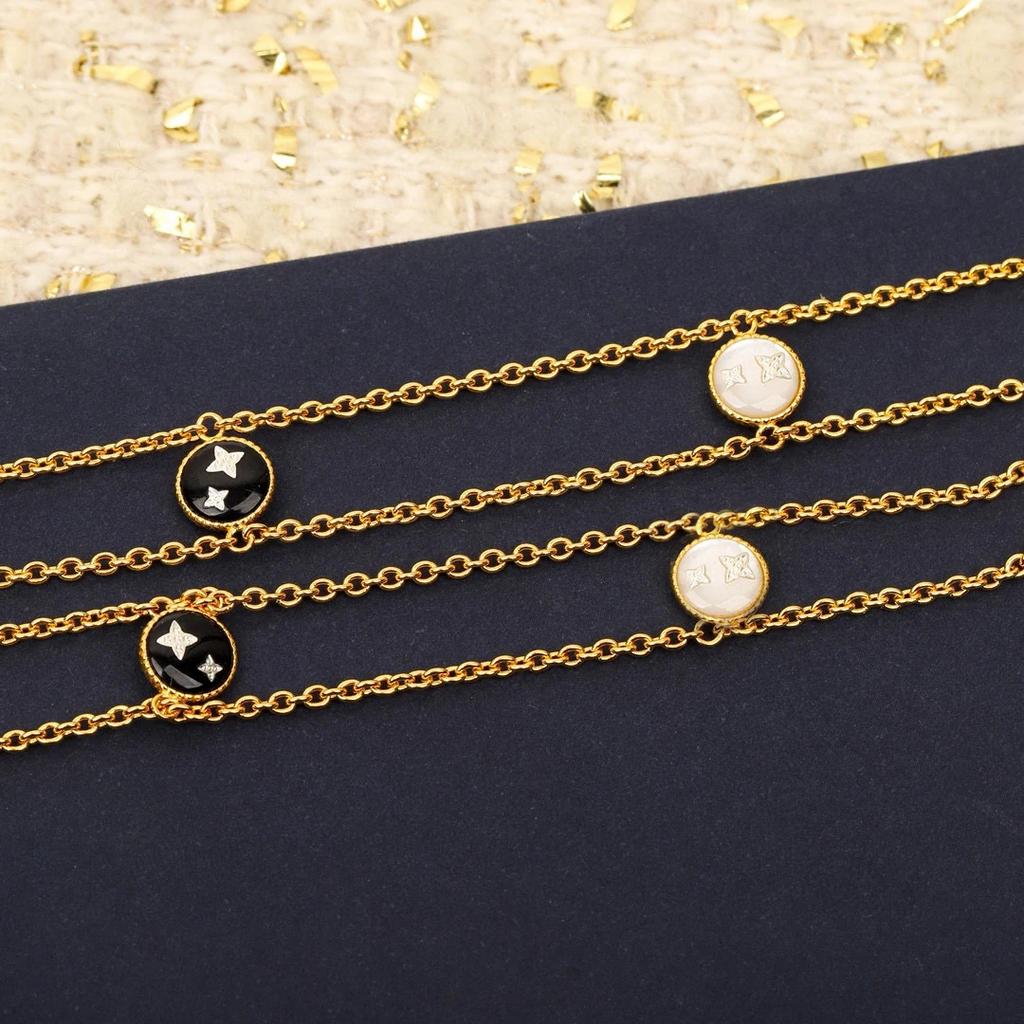 2024 New Hot Brand Vintage Compass Necklace Luxury Jewelry For Women Designer Pendant Pure 925 Silver Lady Party Chain Necklaces