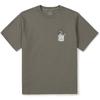 Snowpeak Men CoTTon BoTanic Graphic S S T ShirT Khaki M Size gS S26MufTS60
