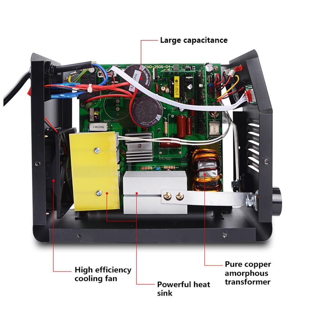 220V ZX7-250 250A 4500W Spawarka elektrodowa ARC MMA do majsterkowania Spawanie Elektryczne Falownik IGBT Łuk Mini Elektryczna Maszyna Spawalnicza