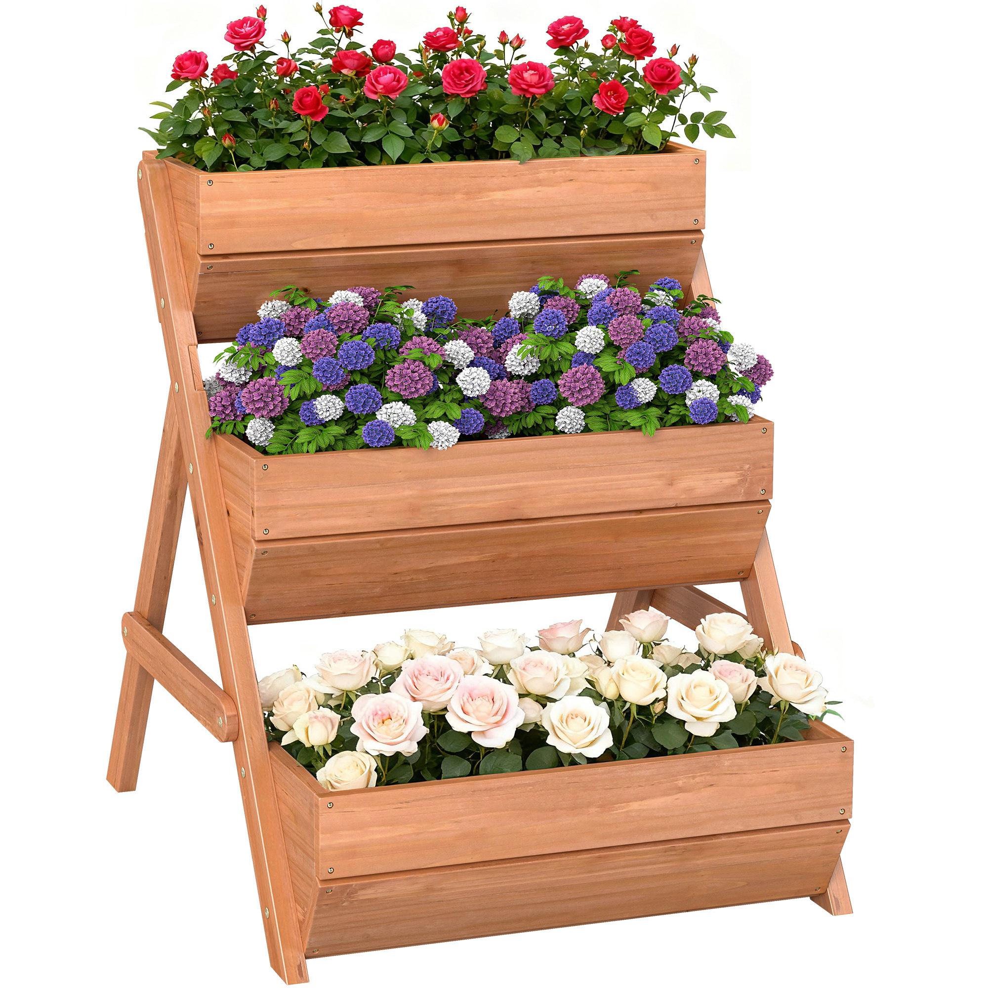 3 Tier Raised Garden Bed Wooden