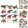Tyrannosaurus Pvc Dinosaur Toy Set With Realistic Models For Kids Play
