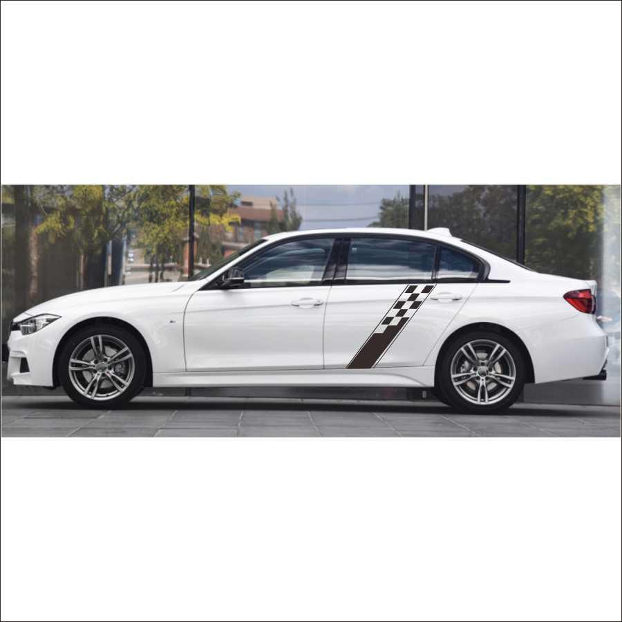 Raceing Style Car Door Stickers Vinyl Film Automobiles Accessories Universal