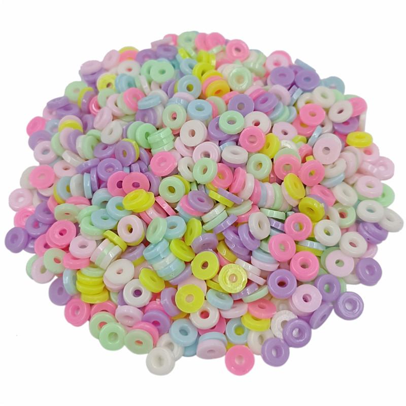 

Браслет «сделай сам», ожерелье для изготовления ювелирных изделий, Новое поступление, свободные бусины-разделители, мультяшный медведь, звезда, уникальные аксессуары, акриловые бусины, бусины ярких цветов Style 1*100Pcs