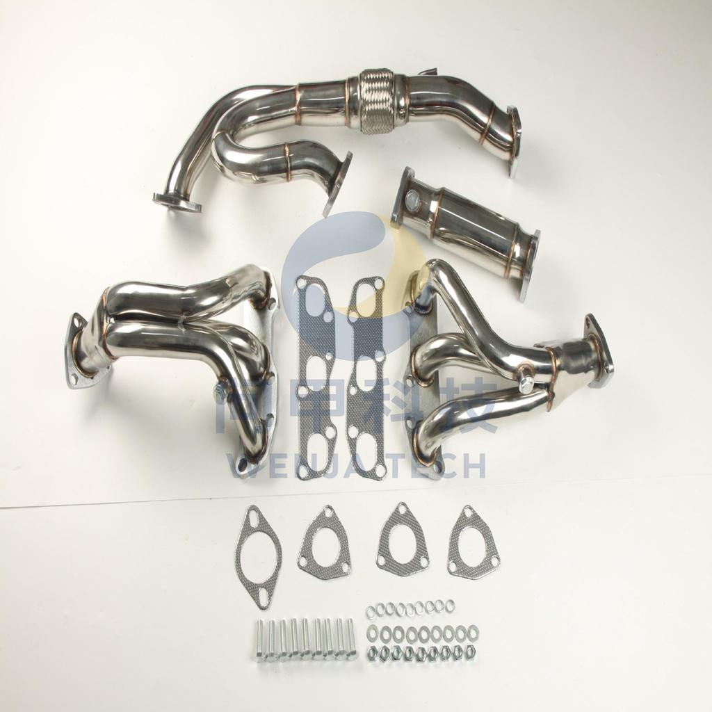 Compatible High-Flow Stainless Steel Exhaust Manifold for Nissan Altima 3.5L