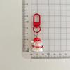 Cartoon Christmas Keychain Cute Santa Snowman Elk Keyring Xmas Party Favors Bag Pendant New Year Gift