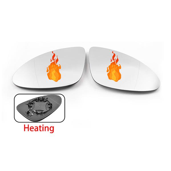 Heated Left Mirror Glass for 2015-2017 Porsche Cayenne