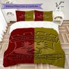 Go Ahead Eagles Pattern Bedding uilt Set uilt Cover Pillowcase Home Decoration Birthday Gift (1 * duvet cover + 2 * pillowcase without core)