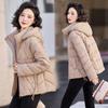 Down cotton jacket women's winter new Korean version loose padded jacket thickened fashion short cotton jacket