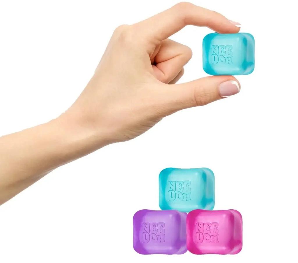 Needoh Nice Ice Baby Cubo Fidget Conjunto Pacote com 4 Super Sólido Aperte Brinquedos Sensoriais Não Tóxico Brinquedos de Apertar Para TDAH E Presente