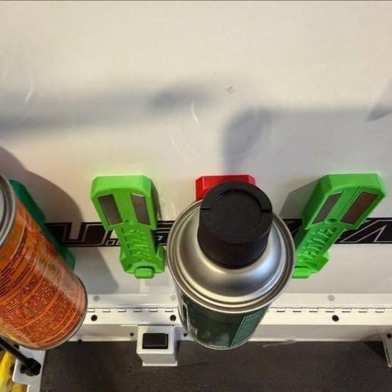 Magnetic Spray Can Holder Wall Mount Aerosol Spray Can Holder Paint Can Bottle Organizer for Garage Toolbox Workspace