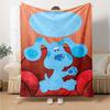 Blue's Clues Theme Printed Blanket - Perfect for Couch, Bed, Travel & Outdoor Use | Machine Washable, Cozy & Durable.
