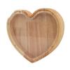 Heart Shaped Storage Box Transparent Acrylic Panel Wooden Display Case for Jewelry Coin Saving 20x18