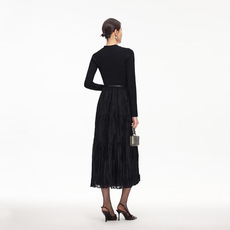 VEROMODA Elegant Midi Dress with Streamer Belt