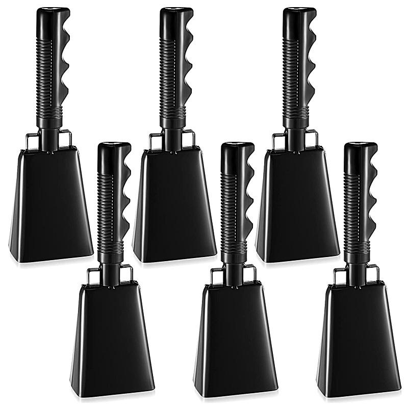 Three-Inch & Four-Inch Hand-Cranked Cowbells - 13 Colors, Perfect for Parties and Handicrafts